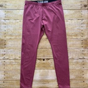 Mauve Nike Logo Leggings